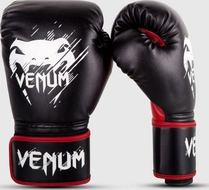 Vaikiškos bokso pirštinės Venum Contender Kids - juodos/raudonos
