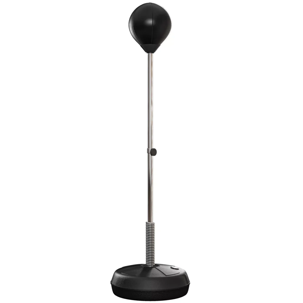 Reguliuojamo aukščio pastatomos bokso kriaušės rinkinys 125/131/138/145 cm - Juoda