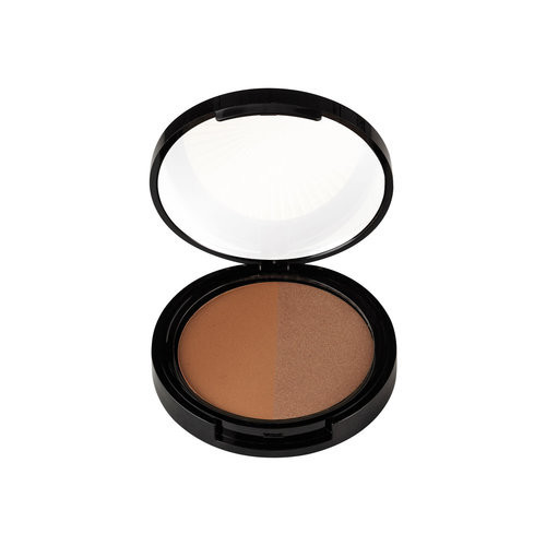 Nee Make Up Milano Terra Duo Tan & Holo Dvispalvė bronzinė pudra, 9g