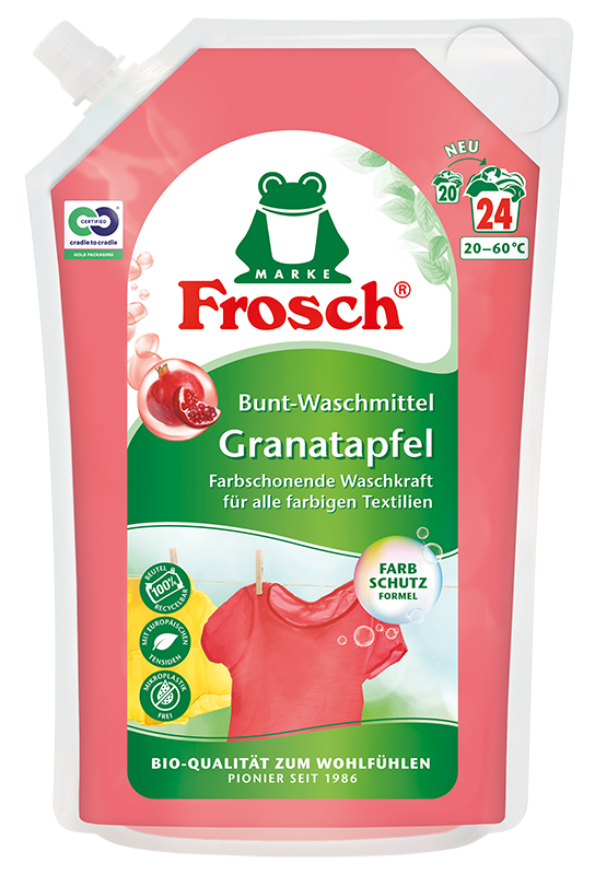 Skysta skalbimo priemonė  Frosch su granatu 1800 ml