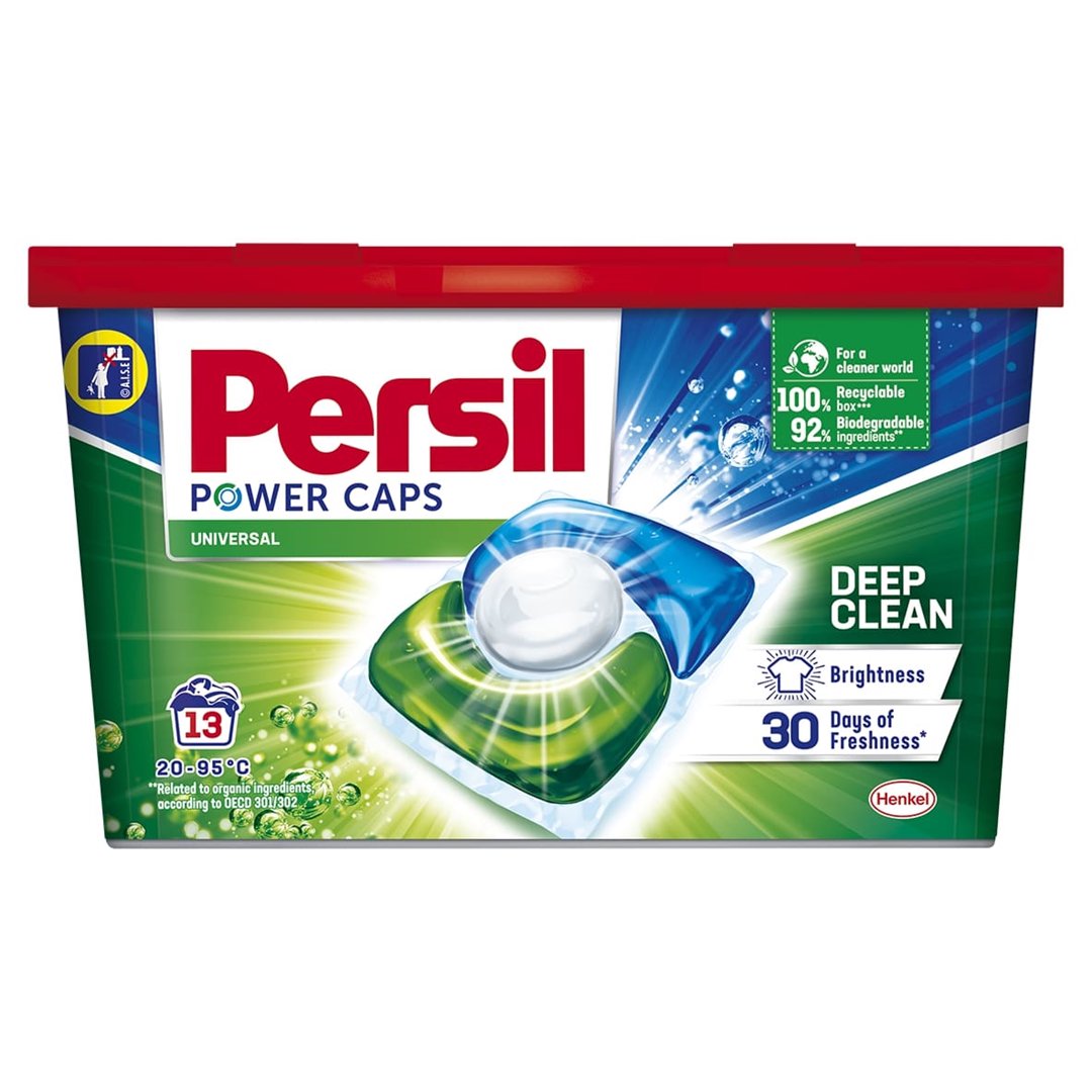 Skalbimo kapsulės "PERSIL POWER Regular" 13 skalbimų