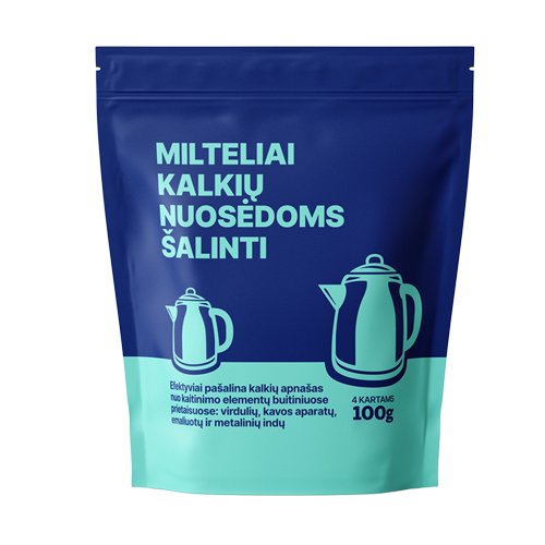 Milteliai kalkių nuosėdoms šalinti, 100 g