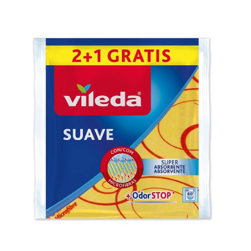 Šluostės VILEDA ULTRA FRESH SUAVE, 3 vnt.