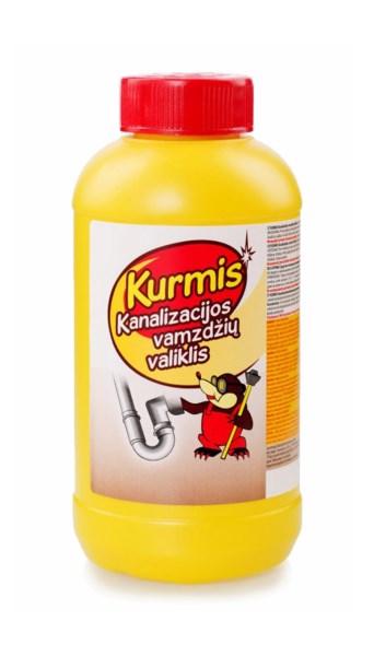 Valiklis kanalalizacijos vamzdžiams Kurmis granulėmis 500 g