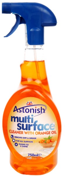 Valiklis paviršių su apelsinų aliejumi 750 ml ASTONISH