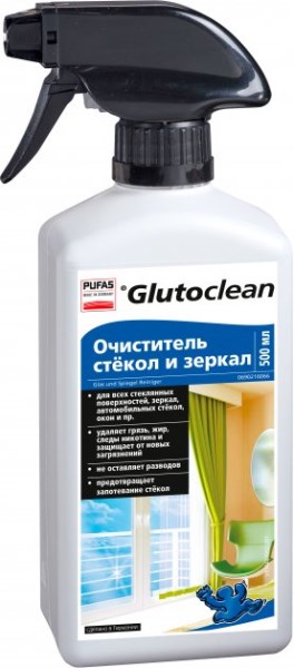 Stiklų ir veidrodžių valiklis Glutoclean 500 ml