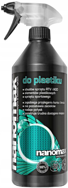 Profesionalus plastikinių paviršių valiklis Nanomax su purkštuku 500 ml