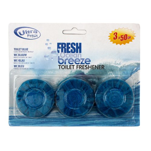 WC bakelių tabletės FRESH OCEAN, 3 x 50 g