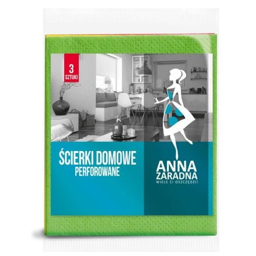Perforuotos šluostės ANNA ZARADNA, 3 vnt.