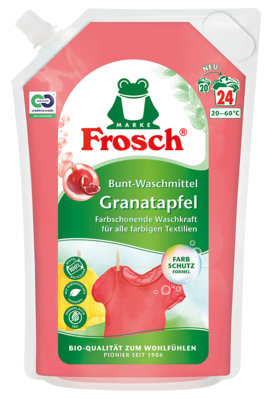 Skysta skalbimo priemonė  Frosch su granatu 1800 ml