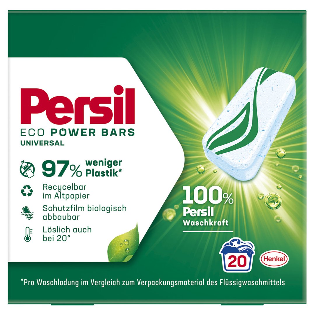 Skalbimo priemonė PERSIL ECO POWER BARS Universal. 20 skalbimų