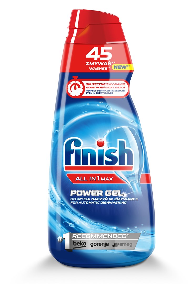 Indaplovių gelis FINISH Allin1 Max Power Gel 0,9 l