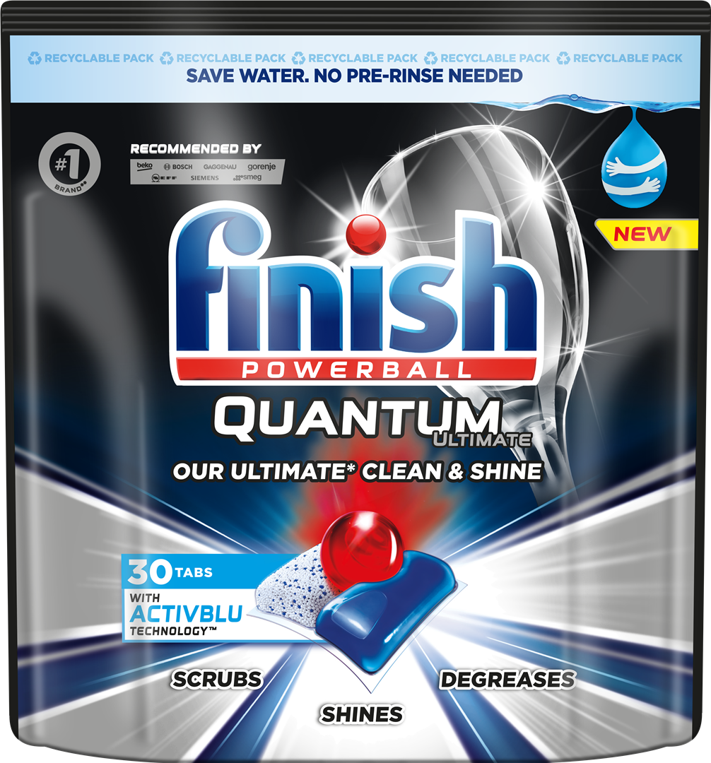 Indaplovių tabletės FINISH Quantum Ultimate 30vnt