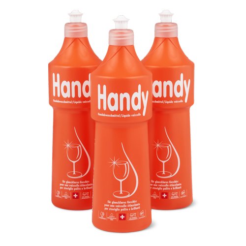 3 už 2 KAINĄ! Indų ploviklis HANDY, 750 ml x 3 vnt.