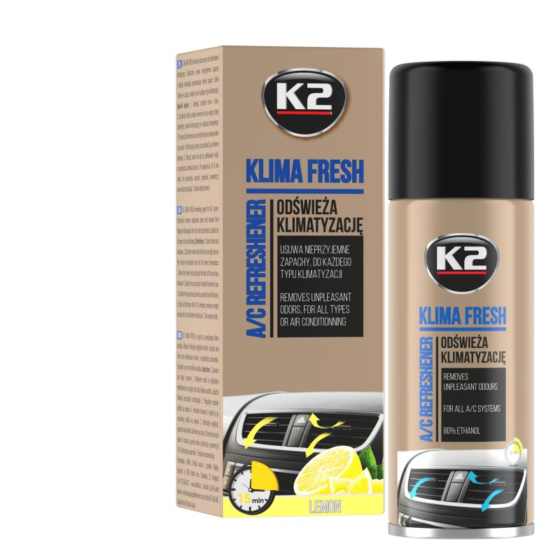 Kondicionieriaus valiklis K2 "KLIMA FRESH" LEMON, 150 ml