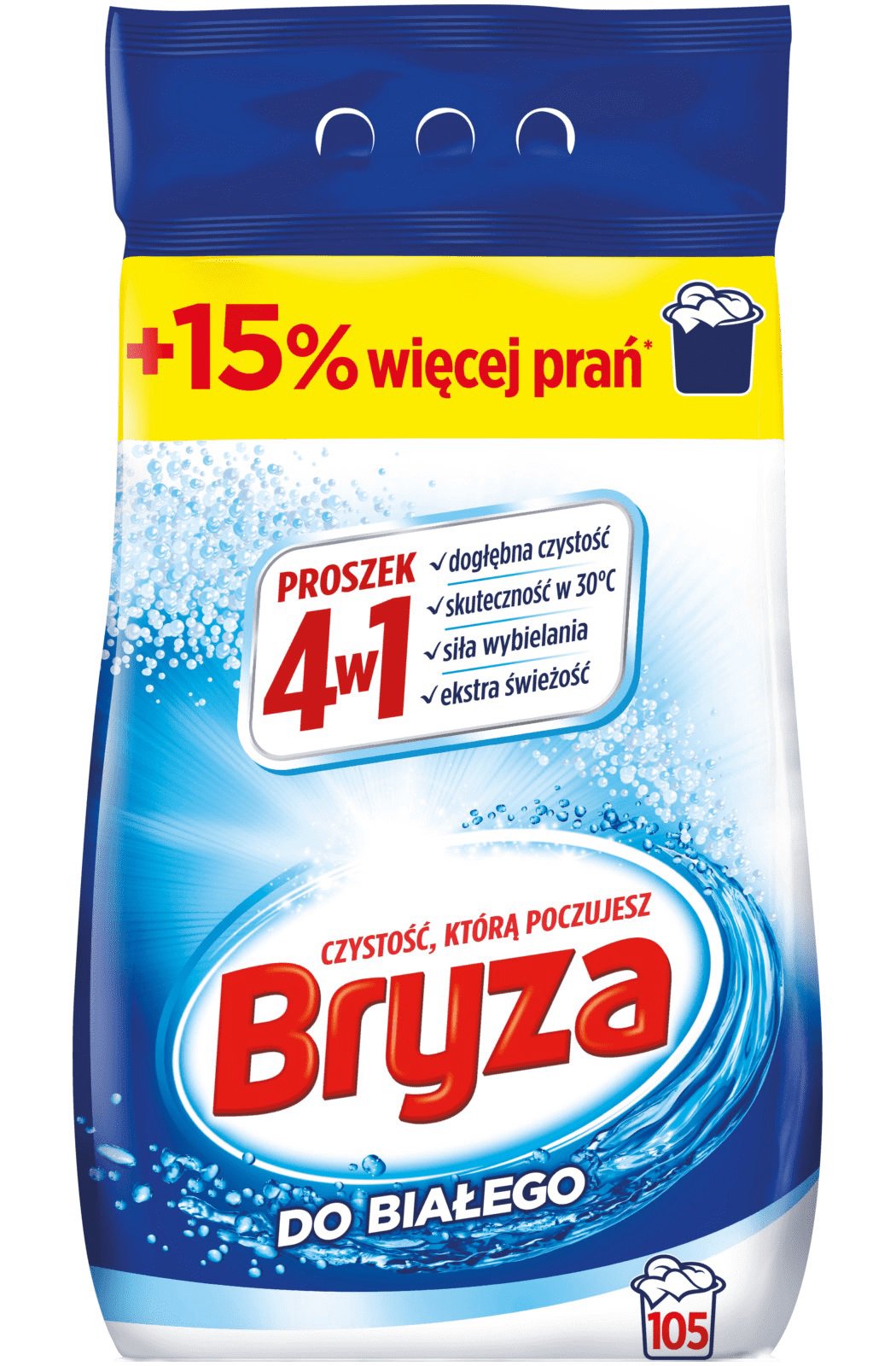Bryza 4w1 Washing Powder for White Fabrics 6,825 kg