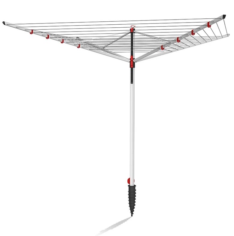 Vileda Sun Lift Plus 60 Juoda, Balta Aliuminis 60 m