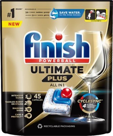 Finish Ultimate Plus Fresh dishwasher wash capsules 549 g 45 pcs.