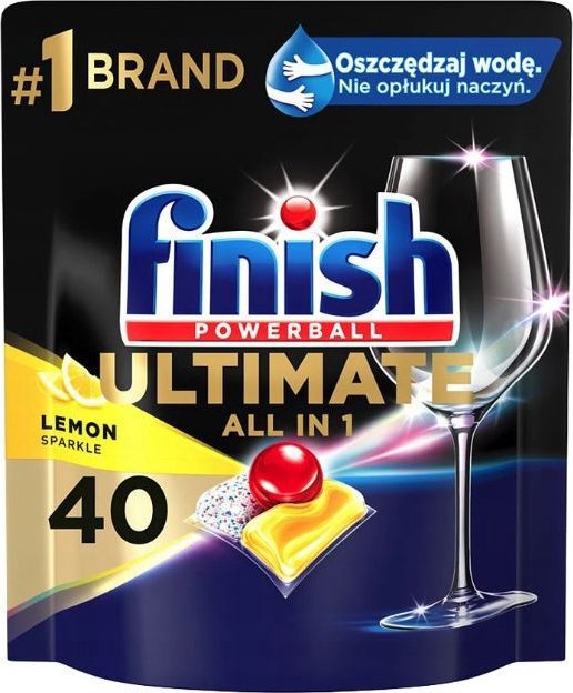 Finish Powerball Quantum Ultimate Lemon 40 pieces