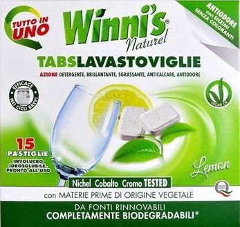 Indaplovių tabletės WINNI EKO, 15vnt