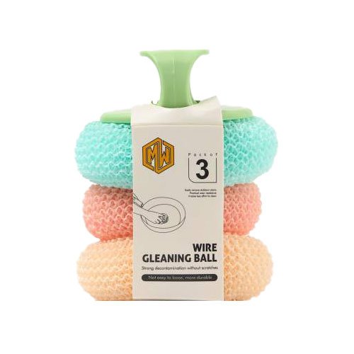 Šveistukų rinkinys WIRE CLEANING BALL, 3 vnt.