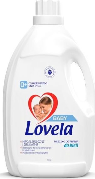 Lovela LOVELA_Baby hypoallergenic milk for washing baby and baby clothes for white 2.9l