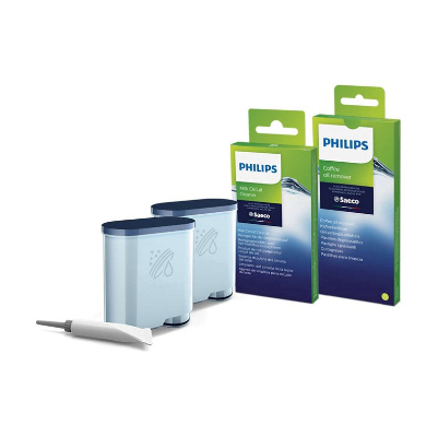 Philips Maintenance kit CA6707/10 Same as CA6707/00 Total protection kit 2x AquaClean Filters & Grease 6x Milk|CA6707/10