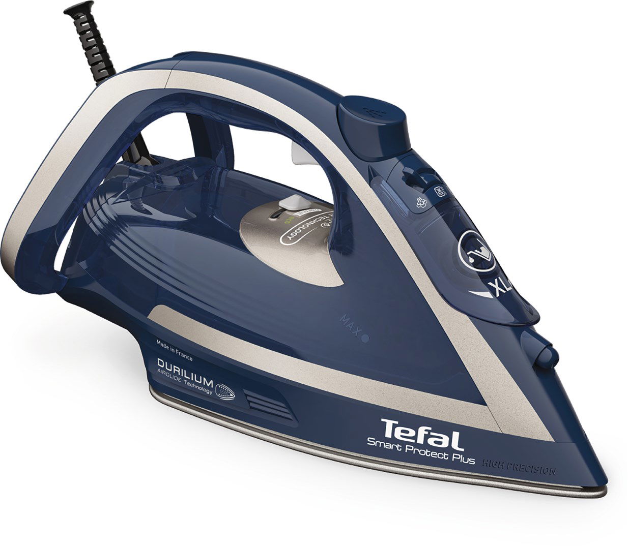 Lygintuvas Tefal Smart Protect Plus FV6872E0, mėlynas/sidabro