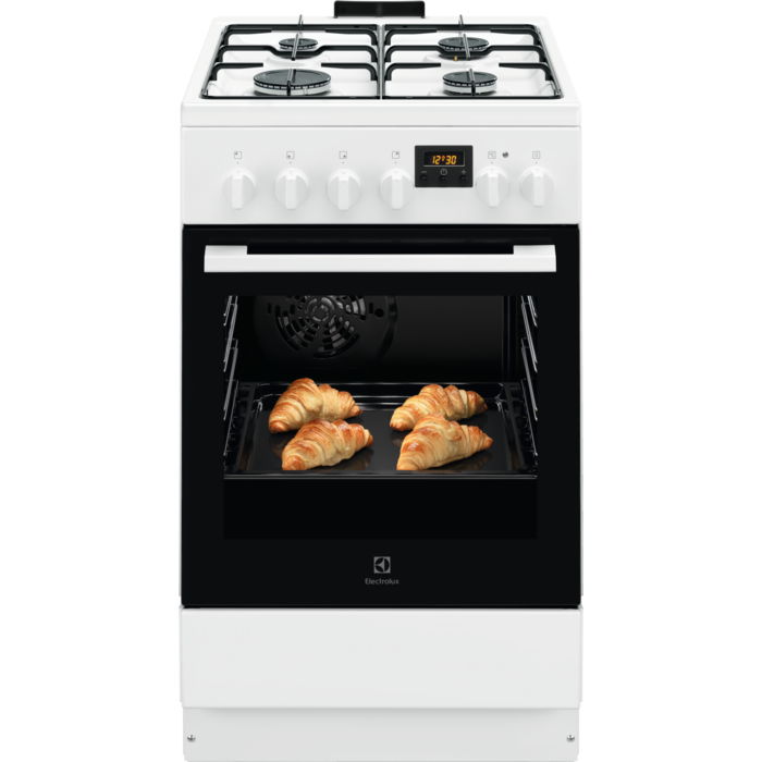 Dujinė Viryklė ELECTROLUX su elektrine orkaite 50cm LKK540232W