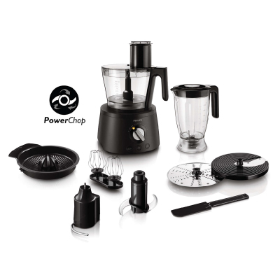 Philips Avance Collection Food processor HR7776/90 1000 W Compact 2 in 1 setup 3.4 L bowl|HR7776/90