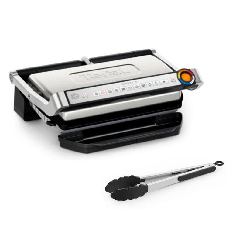 Elektrinis, nerūdijančio plieno grilis TEFAL GC728 XL OPTIGRILL