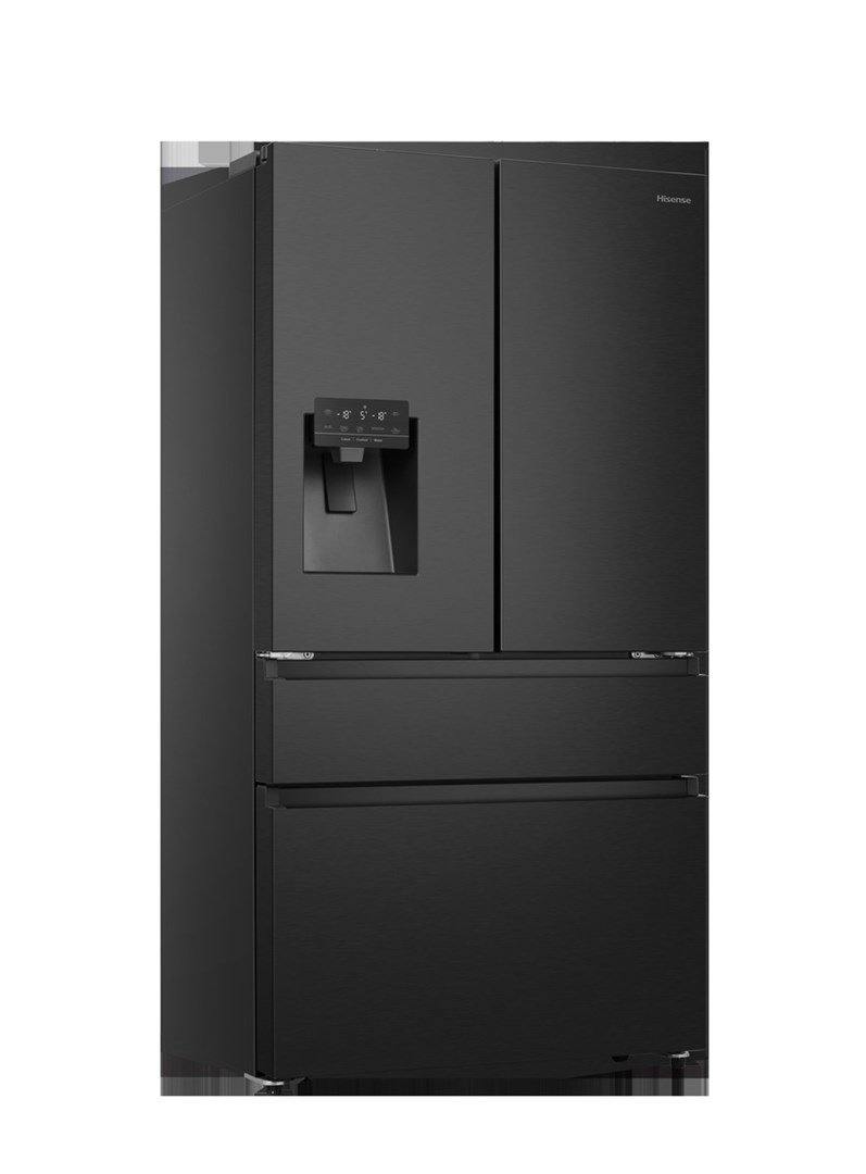 Hisense RF728N4SBFE dviduris šaldytuvas-šaldiklis Pastatomi 560 L E Juoda