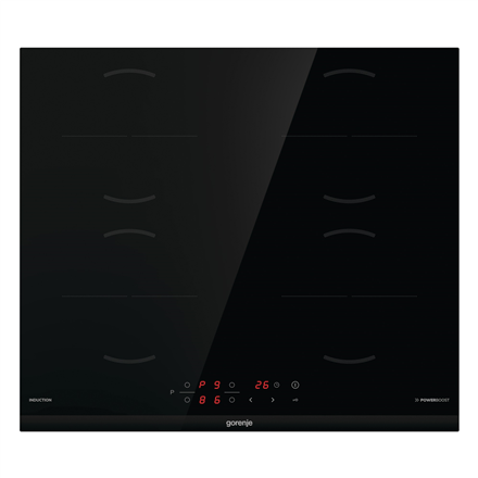Kaitlentė Gorenje Hob  GI6401BCE  Induction  Number of burners/cooking zones 4  Touch control
