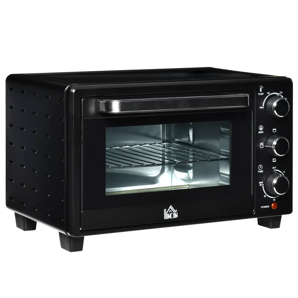 Mini orkaitė 21L, 3 kepimo režimai, 100°C-230°C, 1400W, 46,4x38x28,5cm