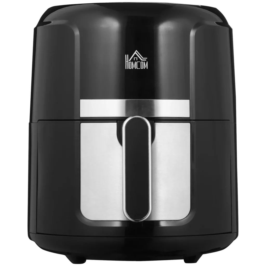 Karšto oro gruzdintuvė 4 l, 12 programų, 60 min. laikmatis, 1300 W su apsauga nuo perkaitimo, juoda