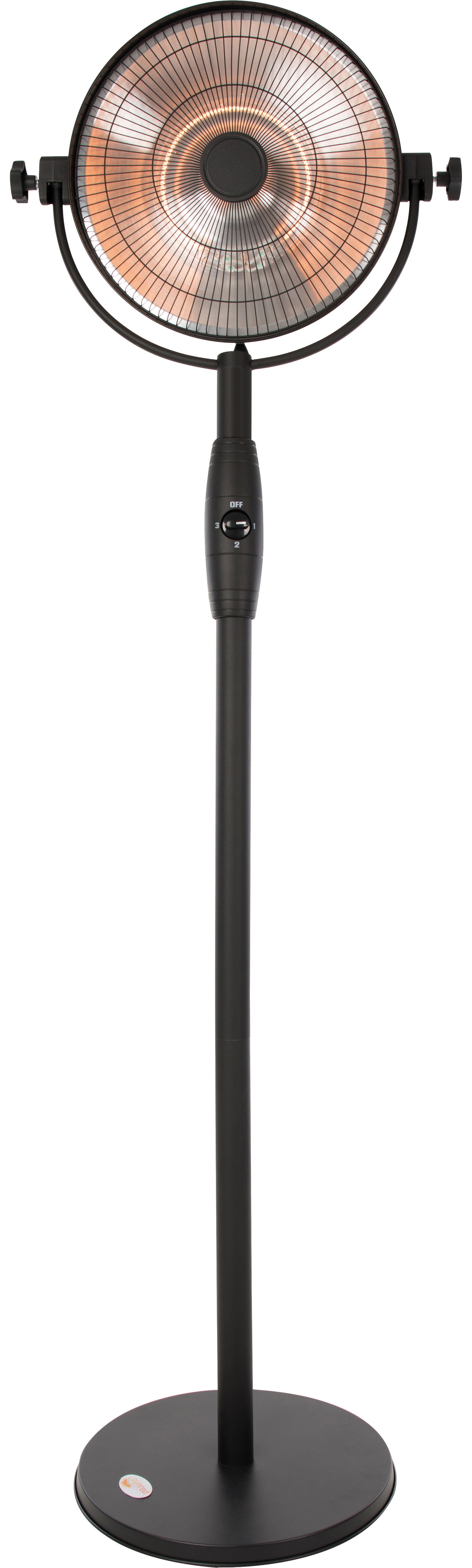 Infraraudonųjų spindulių šildytuvas SUNRED RSS16, 2100 W, juodas
