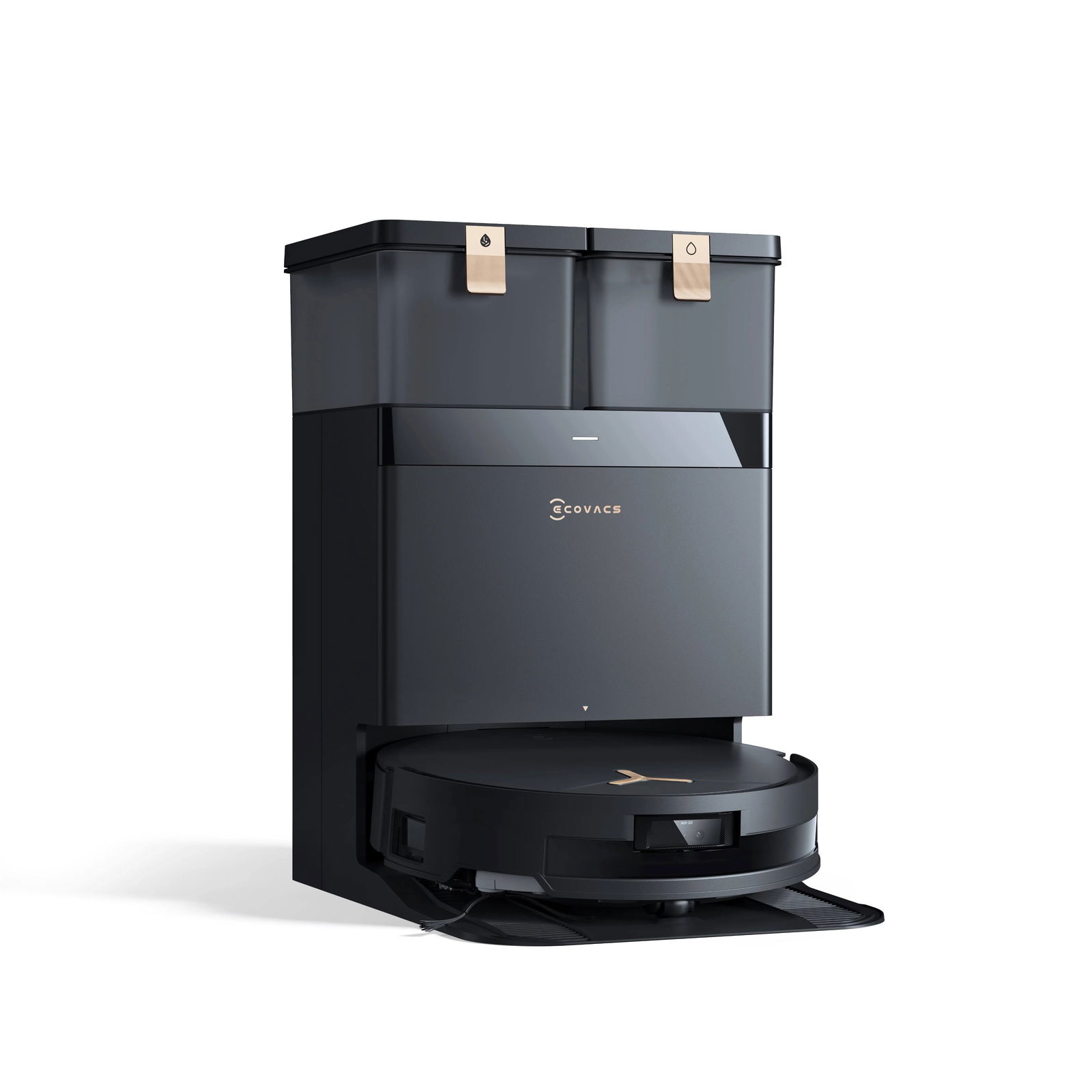 Dulkių siurblys - robotas Ecovacs DEEBOT T50 MAX PRO OMNI, juoda