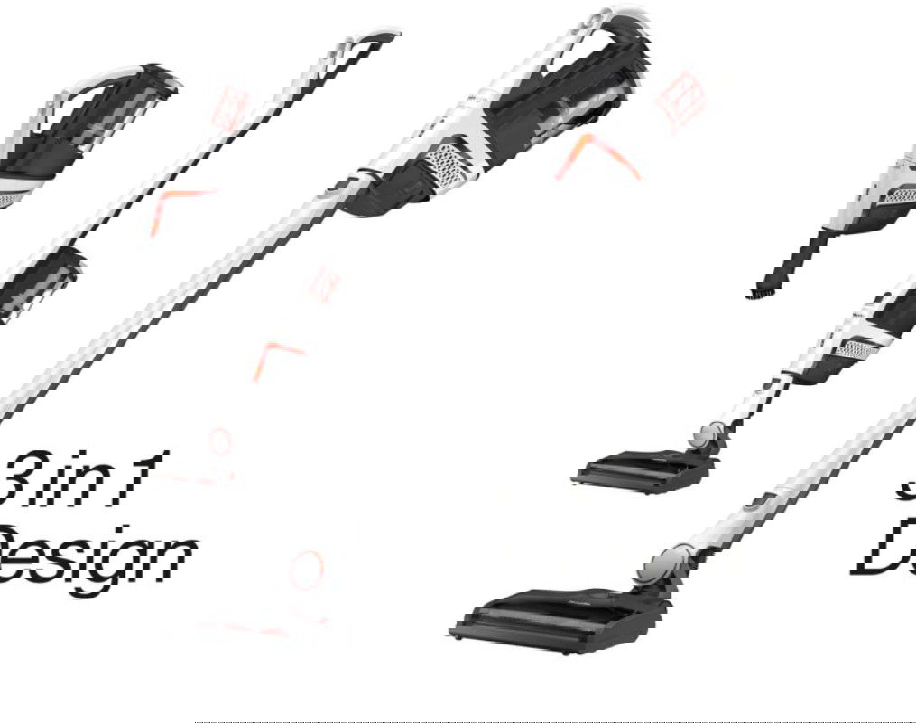 Dulkių siurblys - šluota Miele Triflex HX1, 11805960, baltas