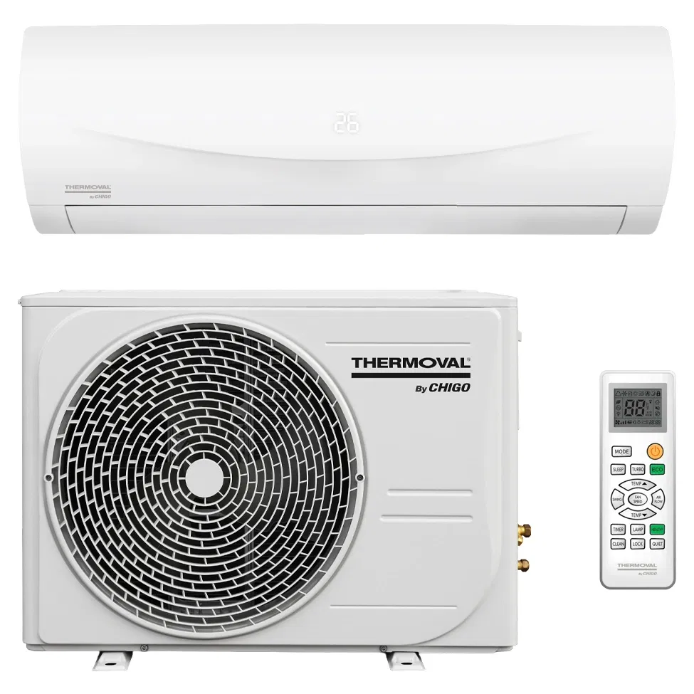 Oro kondicionierius-šilumos siurblys THERMOVAL Eigo TVK-E35, 3,5kW, 12000BTU