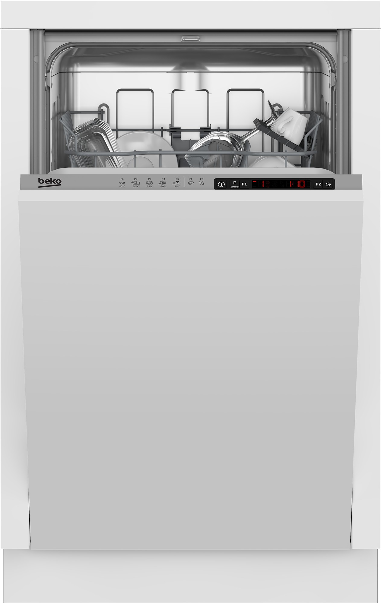 Įmontuojama indaplovė Beko DIS35023E