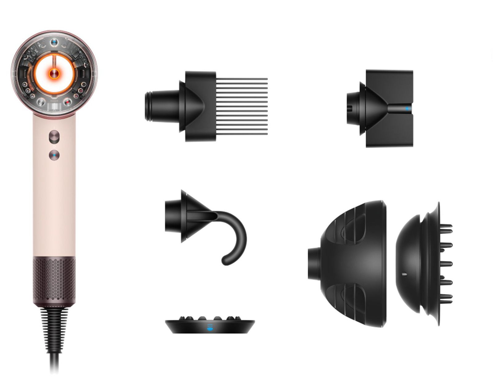 Plaukų džiovintuvas DYSON Supersonic Nural, Pink Gold