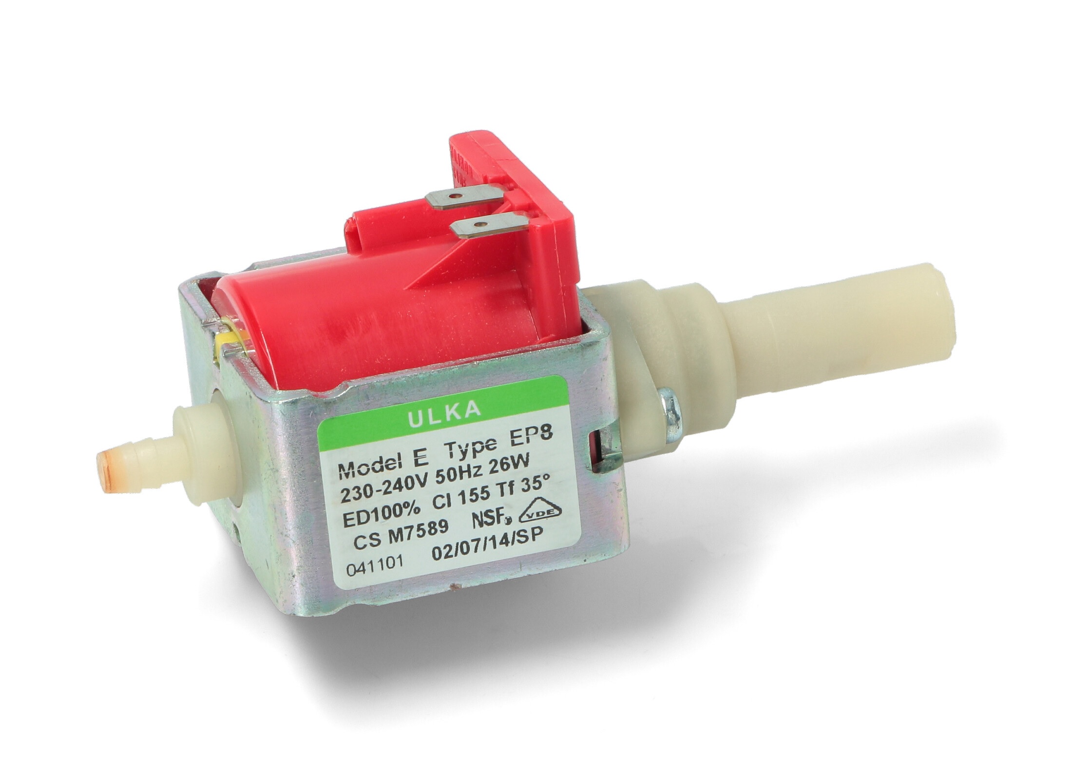 Pompa EP8 230V 26W 2.5BAR Ø1/8"- Ø6mm ULKA kavos aparatams