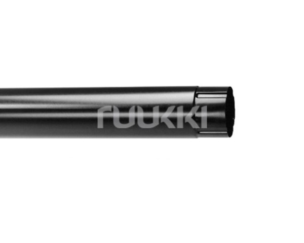Lietvamzdis RUUKKI, 90 mm 2.5 m, RR23 tamsiai pilkas