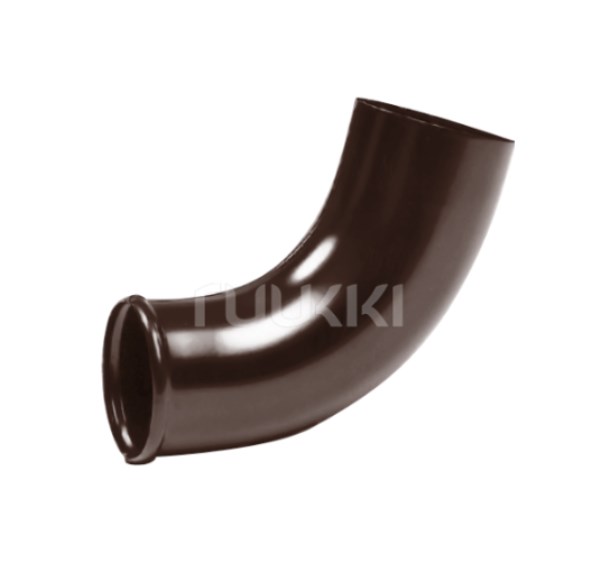 Lietvamzdžio alkūnė RUUKKI, 90 mm, RR23, tamsiai ruda
