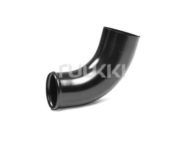 Lietvamzdžio galinė alkūnė RUUKKI, 90 mm, RR23, tamsiai pilka
