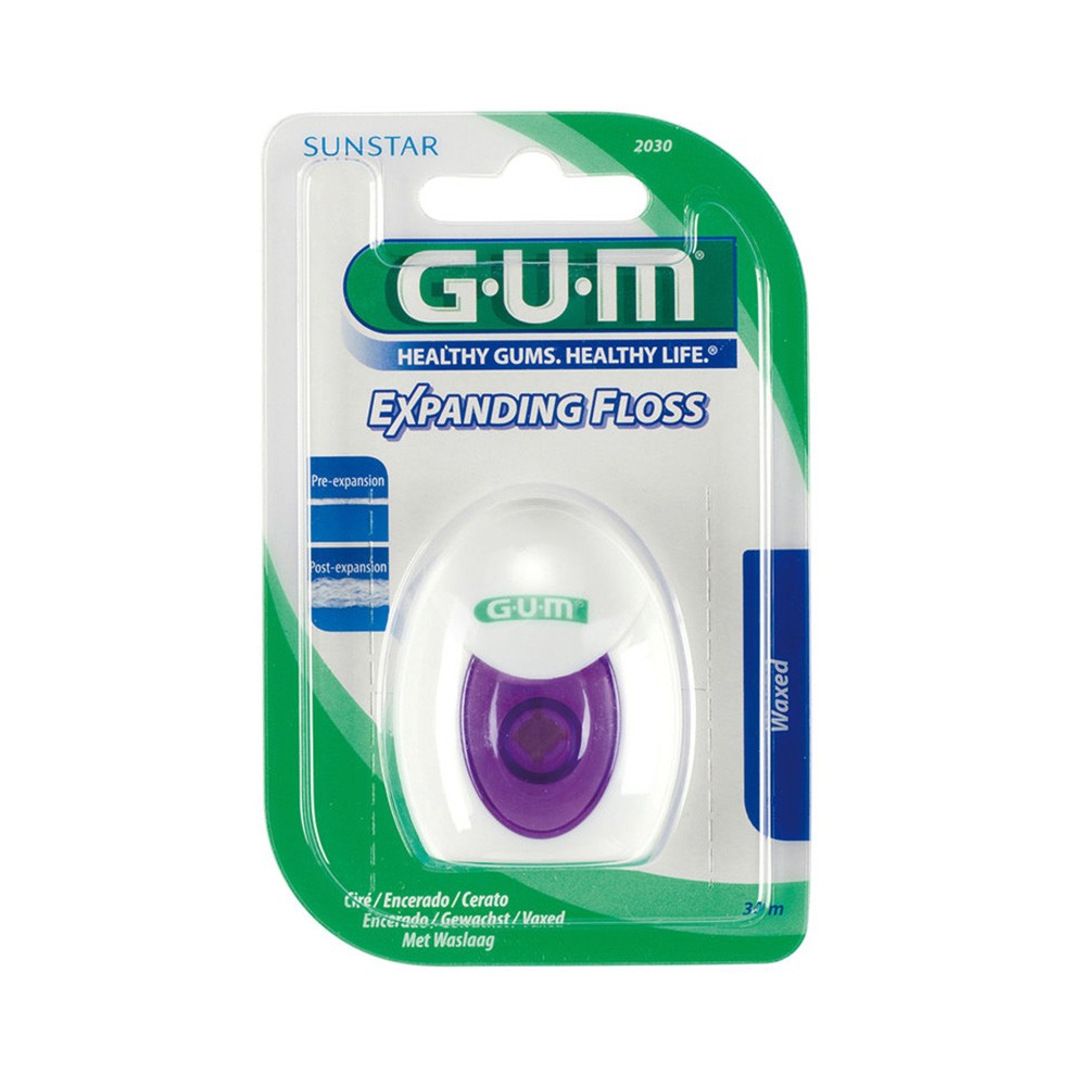 GUM Expanding Floss 30m dantų siūlas N1