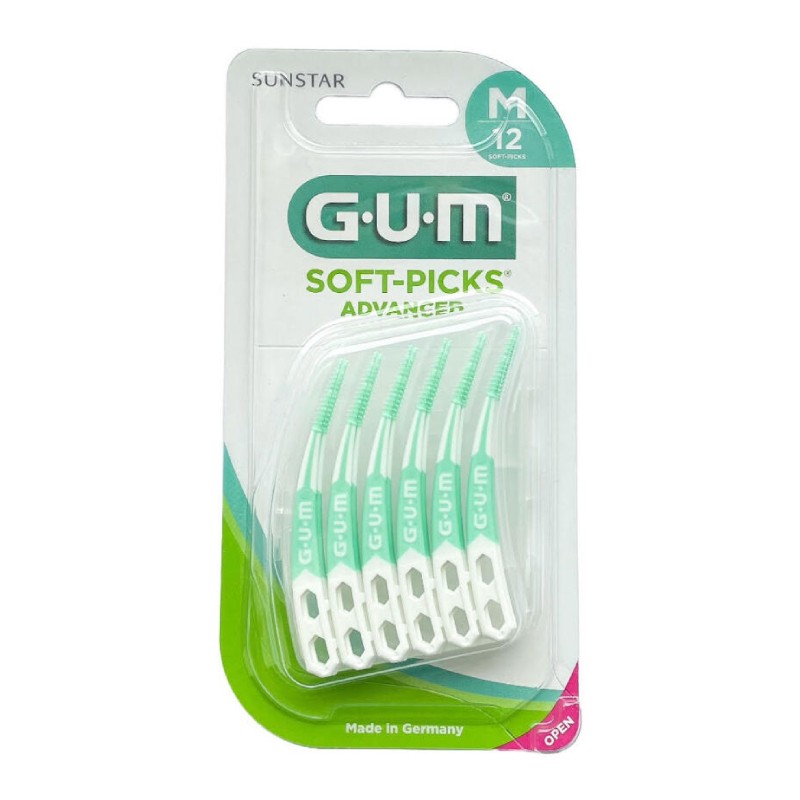 GUM Soft Picks Advanced dantų krapštukai N12