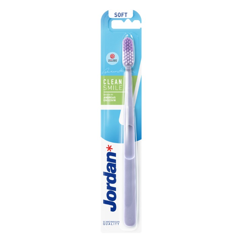 JORDAN Clean Smile minkštas dantų šepetėlis