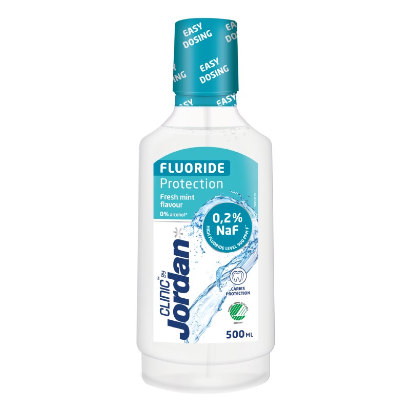 JORDAN Clinic Fluoride Protection Mouthwash 500 ml