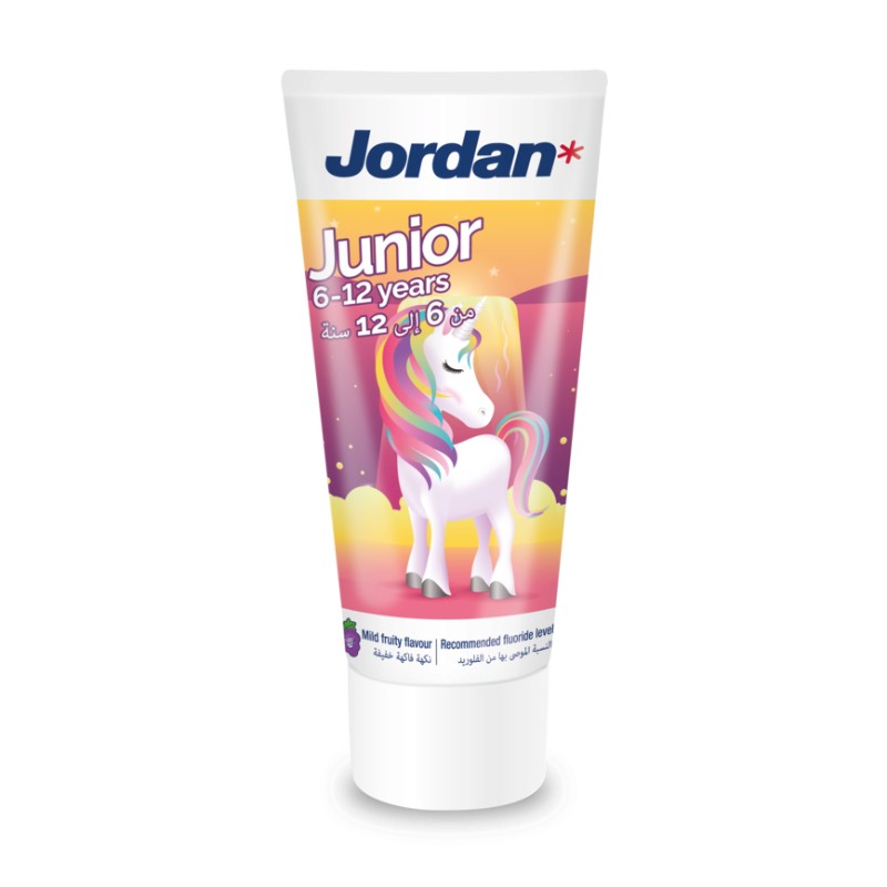 JORDAN Junior dantų pasta 6-12 metų 50 ml